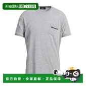 香港直邮Dsquared2 grey灰色 二次方 1h可退 男士 T恤 舒适时尚