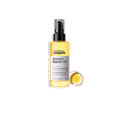 欧洲直邮L'oreal欧莱雅黄金瓶护发精油改善柔顺亮泽护理修复90ML