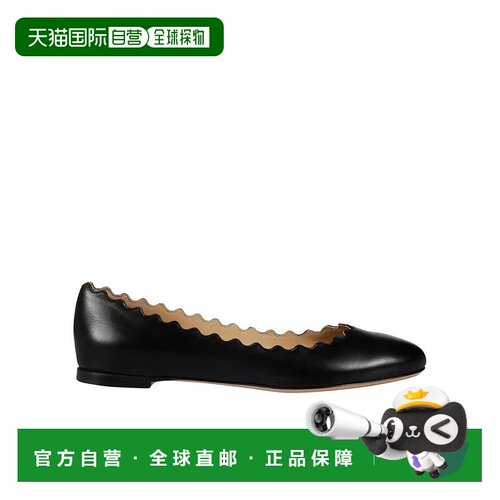 香港直邮Chloe 蕾边平底鞋 C16A16075单鞋