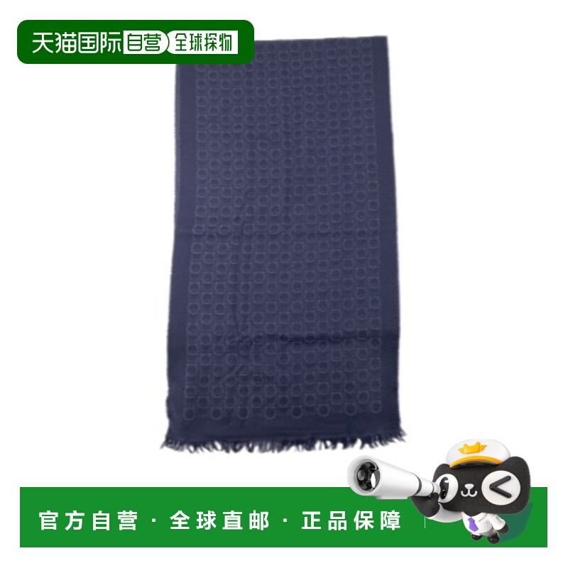 香港直邮Salvatore Ferragamo 图案流苏围巾 525016高级感 正品
