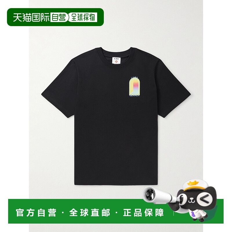 香港直邮Casablanca 男士 L'Arche 经典款棉质T恤 MSP26JTS00114B