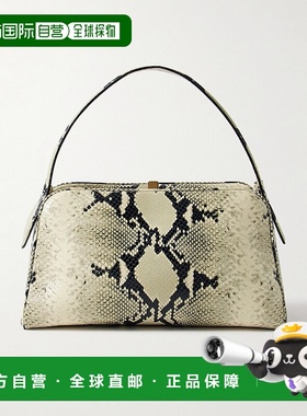 香港直邮KHAITE 女士 Cate 蛇纹皮革手提包 H2039803