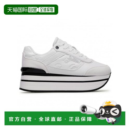 香港直邮GUESS 女士休闲鞋 FL5HNSPEL12WHITE AW2025 白色 GUESS