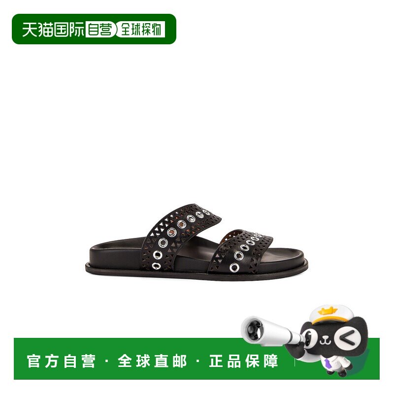 香港直邮Alaia 女士 穿孔网眼凉拖 AA3M022CK072凉鞋
