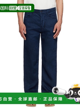 香港直邮The Row 男士 蓝色 Hartley 牛仔裤 873W3654直筒裤