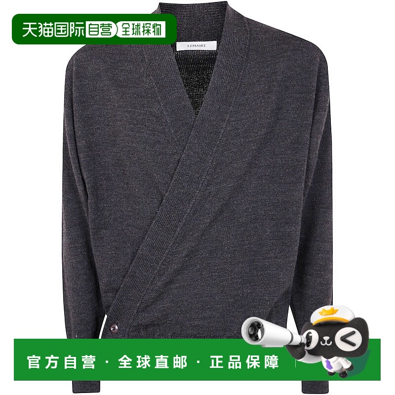 香港直邮Lemaire 男士 V領針織開襟衫 TO1476LK1028