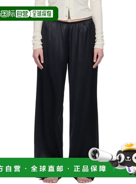 1h可退 香港直邮SKIMS 女士 黑色 Heavyweight Satin Wide Leg 长