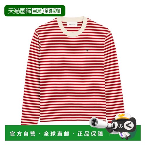 1h可退 香港直邮Ami Paris 男士T恤 UTS414JE0241A202 AW2026 红