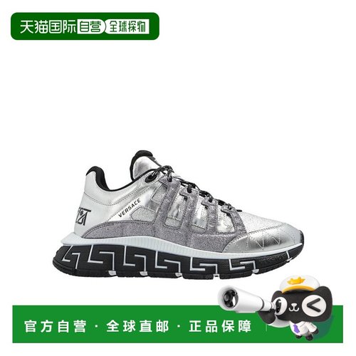 香港直邮Versace 徽标系带运动鞋 DSU80941A027482E930范思哲