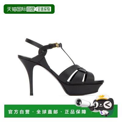 1h可退 香港直邮女士 TRIBUTE光滑皮革厚底凉鞋 crov高跟鞋罗马鞋