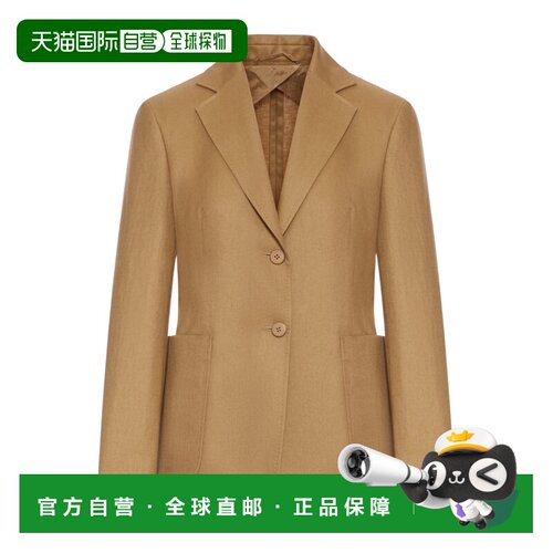 香港直邮MAX MARA 女士西服 1041056206NEUTRALS SS2026 棕色