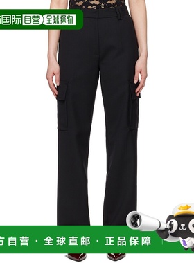 1h可退 香港直邮ANINE BING 女士 黑色 Dayton 工装裤 A0310624