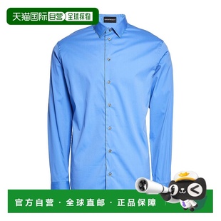 安普里奥 Armani 阿玛尼 男士 1h可退 纯色衬衫 香港直邮Emporio