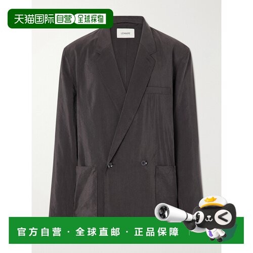 1h可退 香港直邮Lemaire 男士 LEMAIRE 棕色 Soft Double Breaste