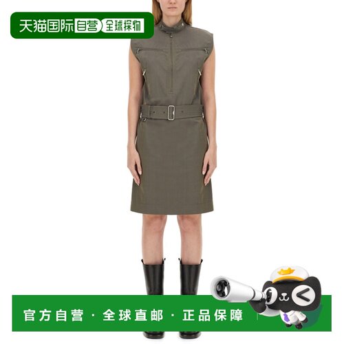 香港直邮BURBERRY 女士连衣裙 8086911A1273 SS2024 黑色 LINEN D