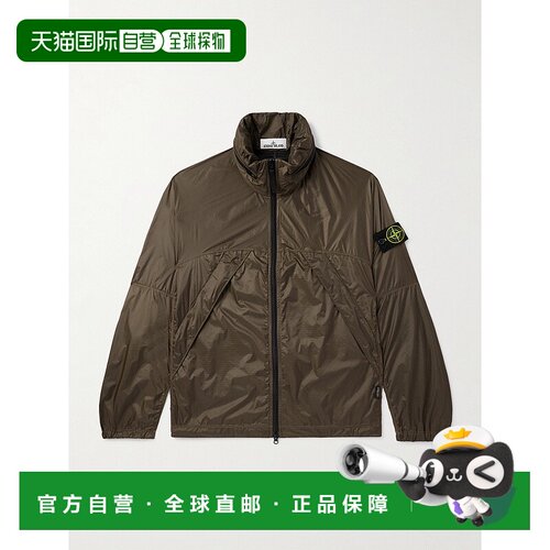1h可退 香港直邮Stone Island 石头岛 男士 Logo-Appliqued 防破