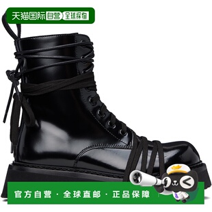 莫斯奇诺 踝靴 女士 Biker MA24014G0MMG5 黑色 香港直邮Moschino