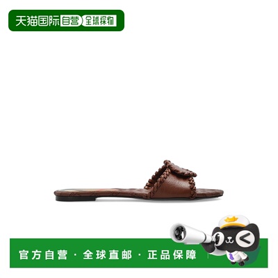 1h可退 香港直邮BURBERRY 女士拖鞋 8123604A4627SADDLEBROWN SS2