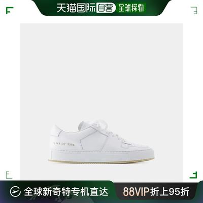 欧洲直邮Decades Sneakers - COMMON PROJECTS - Leather - White