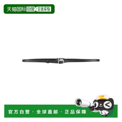 香港直邮Dsquared2 二次方 女士 细款皮带 black黑色 舒适时尚