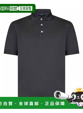 1h可退 香港直邮HERNO 男士POLO衫 JPL00125U520599460 SS2026 灰