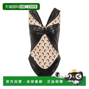 1h可退 香港直邮Marine Serre 女士 拼接连体衣 WTO393CJER0022