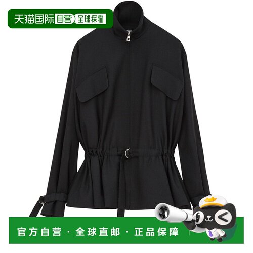 自营欧洲直邮LOEWE罗意威 女士黑色羊毛短款高领【付后1h可退】