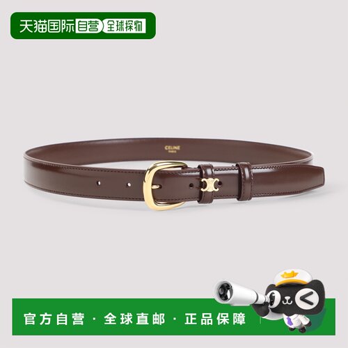 香港直邮CELINE 女士腰带 45BNN3A0118CS SS2026 棕支付后1h可退