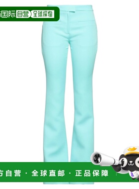 1h可退 香港直邮Courreges 女士 休闲长裤 green绿色 舒适时尚