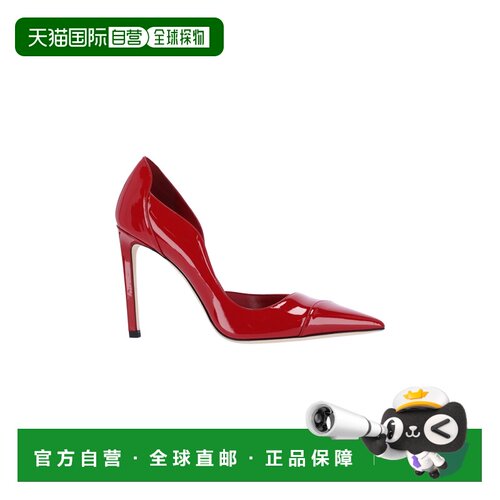 1h可退 香港直邮Jimmy Choo 周仰杰 女士 鞋跟红色高跟鞋 BRIGITT