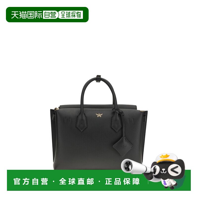 1h可退 香港直邮MCM 女士 中號 Milla 手提包 MWTGSMA01 black黑