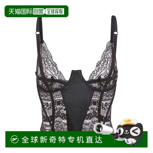 香港直邮Versace 女士 1h可退 范思哲 舒适时 蕾丝文胸 black黑色