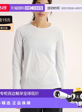 自营1h可退 欧洲直邮ARC TERYX/始祖鸟 TAEMA CREW女士白色聚酯纤
