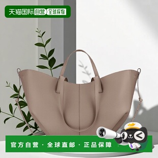 欧洲直邮自营POLENE Cyme女士小牛皮手提包单肩包褐色