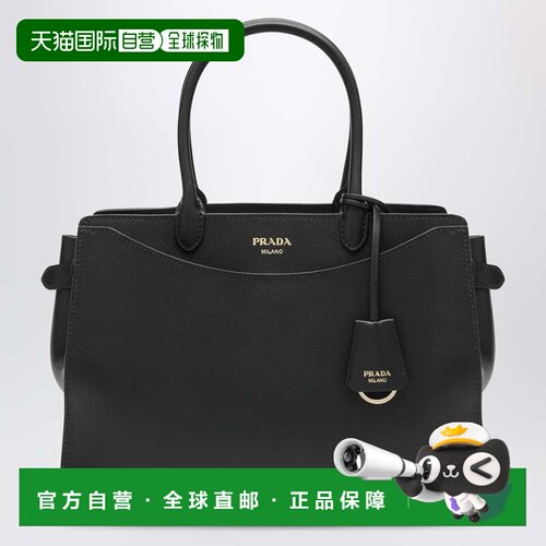 香港直邮Prada 普拉达 女士 黑色皮革包包 1BA500OOM2CYS