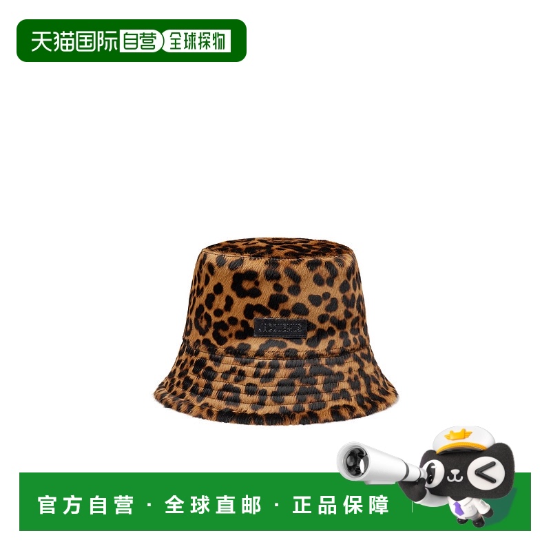香港直邮Jacquemus 豹纹图案渔夫帽 245AC644-3168 高级感 正品
