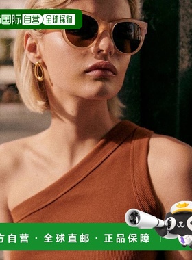自营欧洲直邮Sezane 女士腮红色醋酸纤维太阳镜