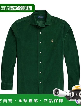 香港直邮Polo Ralph Lauren 灯芯绒刺绣logo 衬衫 710P00518