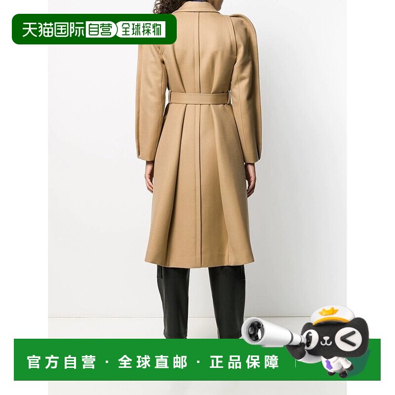 香港直发Givenchy纪梵希女士棕色束腰大衣时尚百搭BWC05L1Z1M西装