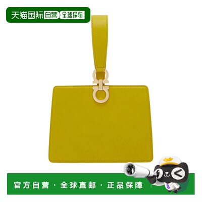 香港直邮Salvatore Ferragamo Gancini 细节迷你手拿包 220958