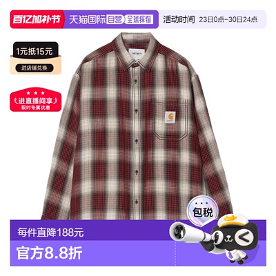 欧洲直邮carhartt wip 男士 衬衫