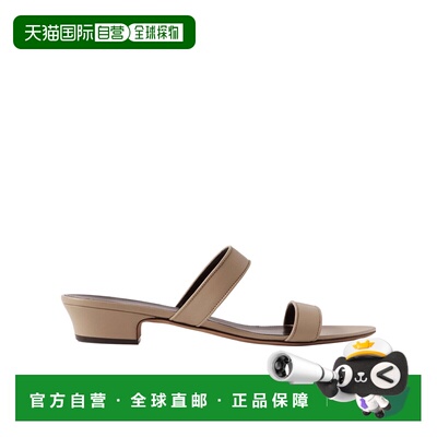 1h可退 香港直邮THE ROW 女士凉鞋 F1594SL3IRG SS2025 灰色 圆头