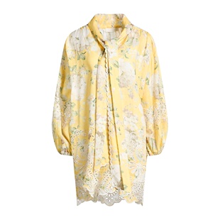 yellow黄色 1h可退 舒适时 连衣裙 夏装 香港直邮ZIMMERMANN 女士