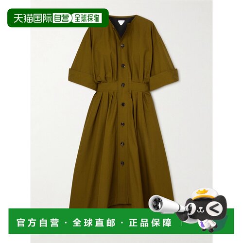 1h可退 Bottega Veneta 葆蝶家 女士 棉质帆布连衣裙 797635V2BL0