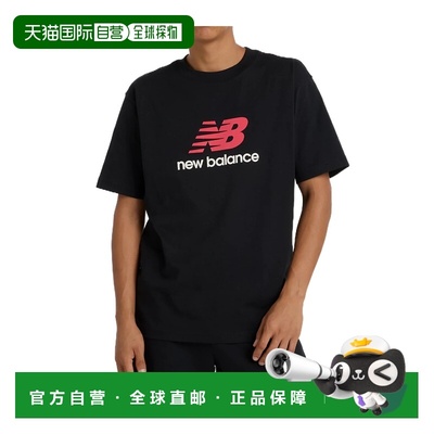 香港直邮New Balance Athletics Logo T恤 MT51500BK短袖新款
