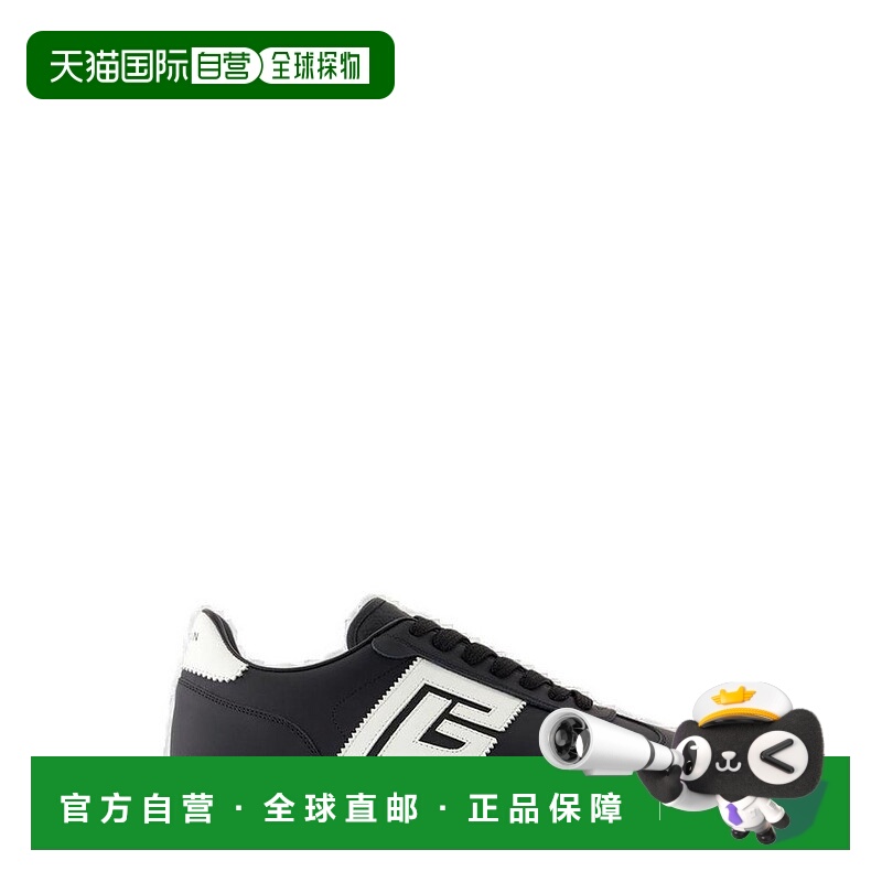 1h可退 香港直邮Balmain 巴尔曼 男士 圆头低帮休闲鞋 EM0VI360LV