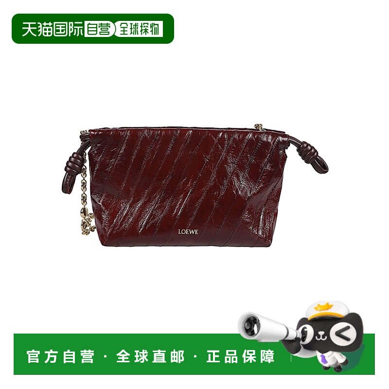 1h可退 香港直邮LOEWE 女士单肩包 A411NBPX127110 SS2026 酒红色