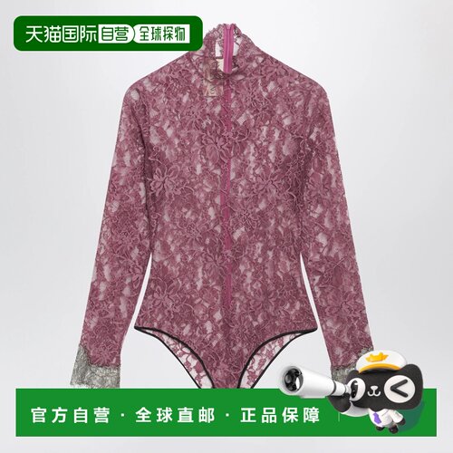 香港直邮VALENTINO 女士连体衣 9B3MR02JAF4697 AW2026 酒红色