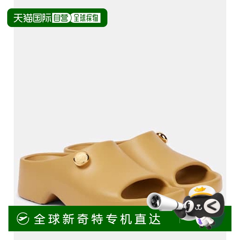 1h可退 香港直邮LOEWE 罗意威 女士 Anagram 防水台凉拖