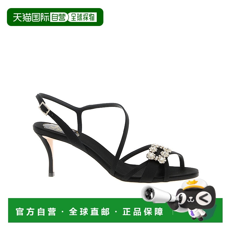 香港直邮Roger Vivier 花朵水晶凉鞋 RVW80844460RS0